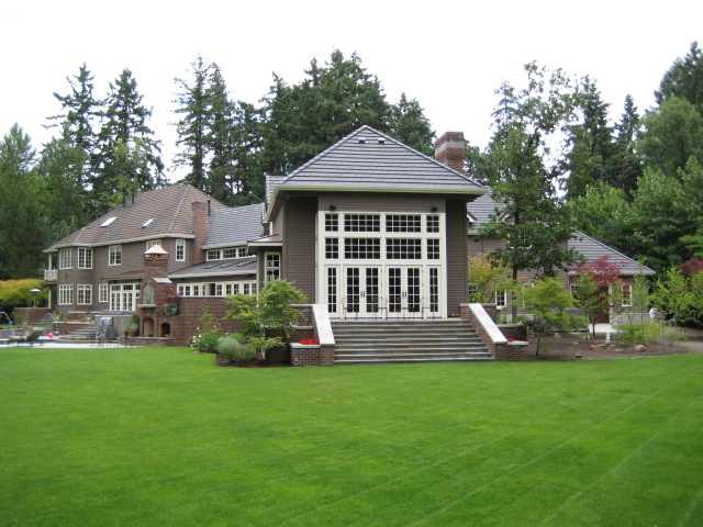 Custom red brick home in Portland Oregon